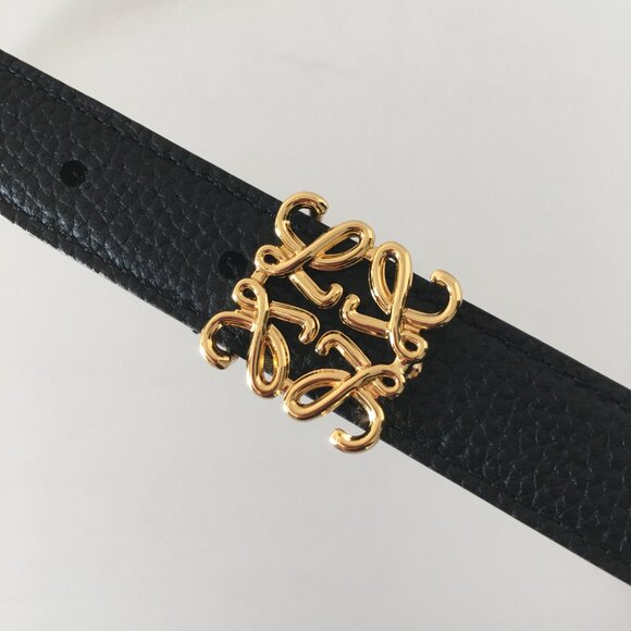 LOEWE Anagram Leather belt - Picture 3 of 7